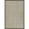 Pattern 21 the White Knight 38x56 Vintage Vinyl Floorcloth