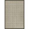 Pattern 21 the White Knight 52x76 Vintage Vinyl Floorcloth