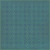 Pattern 21 Zeitgeist 36x36 Vintage Vinyl Floorcloth