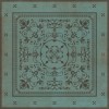 Pattern 22 Plato 48x48 Vintage Vinyl Floorcloth