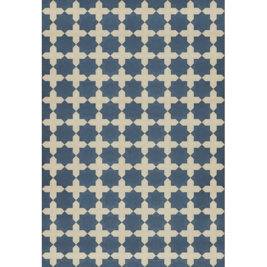 Pattern 23 It is in the Sea 96x140 Vintage Vinyl Floorcloth