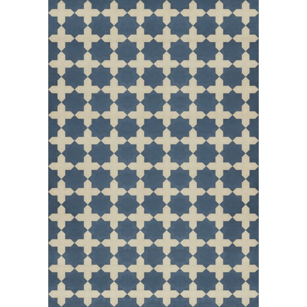 Pattern 23 It is in the Sea 96x140 Vintage Vinyl Floorcloth