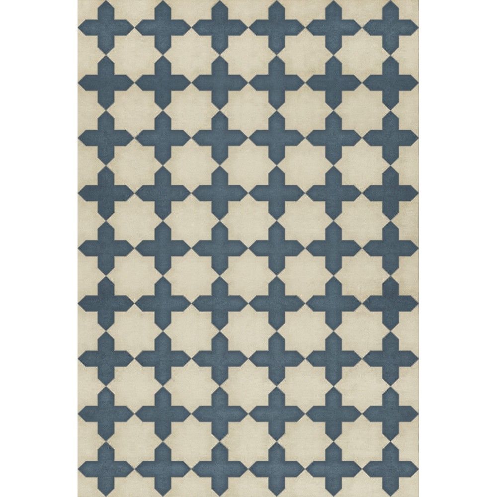 Pattern 23 It is in the Sky 70x102 Vintage Vinyl Floorcloth