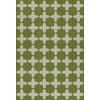 Pattern 23 Nor Any Green Thing 52x76 Vintage Vinyl Floorcloth