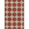 Pattern 23 Red Like Crimson 20x30 Vintage Vinyl Floorcloth