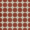 Pattern 23 Red Like Crimson 60x60 Vintage Vinyl Floorcloth