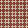 Pattern 23 Red Like Crimson 96x96 Vintage Vinyl Floorcloth