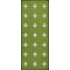 Pattern 24 Corsica 36x90 Vintage Vinyl Floorcloth