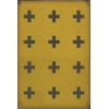 Pattern 24 Crete 20x30 Vintage Vinyl Floorcloth