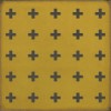 Pattern 24 Crete 48x48 Vintage Vinyl Floorcloth