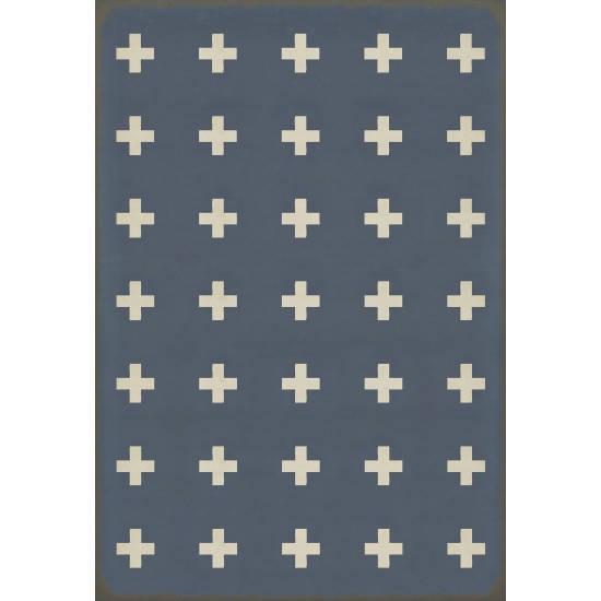 Pattern 24 Greece 52x76 Vintage Vinyl Floorcloth