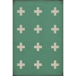 Pattern 24 Hydra 20x30 Vintage Vinyl Floorcloth