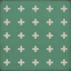 Pattern 24 Hydra 36x36 Vintage Vinyl Floorcloth