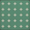 Pattern 24 Hydra 48x48 Vintage Vinyl Floorcloth