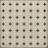 Pattern 24 Ithaca 120x120 Vintage Vinyl Floorcloth