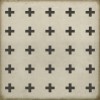 Pattern 24 Ithaca 48x48 Vintage Vinyl Floorcloth