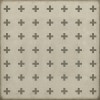 Pattern 24 Kyros 120x120 Vintage Vinyl Floorcloth