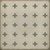 Pattern 24 Kyros 48x48 Vintage Vinyl Floorcloth