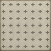 Pattern 24 Kyros 96x96 Vintage Vinyl Floorcloth