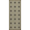 Pattern 24 Milos 36x90 Vintage Vinyl Floorcloth