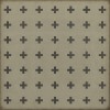 Pattern 24 Milos 96x96 Vintage Vinyl Floorcloth
