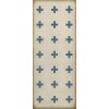 Pattern 24 Skyros 36x90 Vintage Vinyl Floorcloth