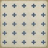 Pattern 24 Skyros 48x48 Vintage Vinyl Floorcloth