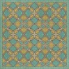 Pattern 25 Augustus 36x36 Vintage Vinyl Floorcloth