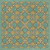 Pattern 25 Augustus 48x48 Vintage Vinyl Floorcloth