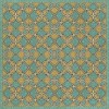 Pattern 25 Augustus 72x72 Vintage Vinyl Floorcloth