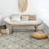 Pattern 25 Geta 38x56 Vintage Vinyl Floorcloth