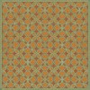 Pattern 25 Suleiman 120x120 Vintage Vinyl Floorcloth