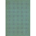 Pattern 28 A Tranquil Heart 70x102 Vintage Vinyl Floorcloth