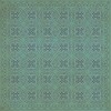 Pattern 28 A Tranquil Heart 72x72 Vintage Vinyl Floorcloth