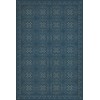 Pattern 28 Blue Bandana 24x36 Vintage Vinyl Floorcloth