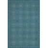 Pattern 28 Dark Blue Waters 24x36 Vintage Vinyl Floorcloth