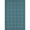 Pattern 28 Dark Blue Waters 52x76 Vintage Vinyl Floorcloth