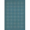 Pattern 28 Dark Blue Waters 70x102 Vintage Vinyl Floorcloth