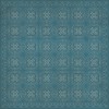 Pattern 28 Dark Blue Waters 72x72 Vintage Vinyl Floorcloth