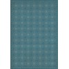 Pattern 28 Dark Blue Waters 96x140 Vintage Vinyl Floorcloth