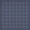 Pattern 28 Indigo Bandana 120x120 Vintage Vinyl Floorcloth