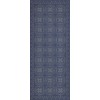 Pattern 28 Indigo Bandana 36x90 Vintage Vinyl Floorcloth