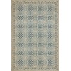 Pattern 28 It is Delightful to Tell It 20x30 Vintage Vinyl Floorcloth