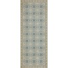 Pattern 28 It is Delightful to Tell It 36x90 Vintage Vinyl Floorcloth