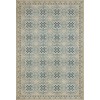 Pattern 28 It is Delightful to Tell It 38x56 Vintage Vinyl Floorcloth