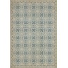 Pattern 28 It is Delightful to Tell It 70x102 Vintage Vinyl Floorcloth