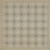 Pattern 28 Nearest and Dearest 72x72 Vintage Vinyl Floorcloth