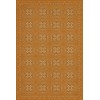 Pattern 28 Orange Bandana 20x30 Vintage Vinyl Floorcloth