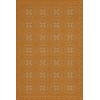Pattern 28 Orange Bandana 24x36 Vintage Vinyl Floorcloth