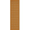 Pattern 28 Orange Bandana 36x115 Vintage Vinyl Floorcloth